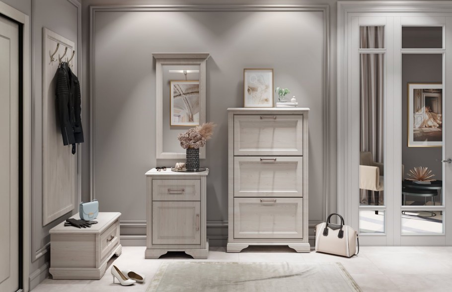 Шкаф Неоклассика ультрамарин