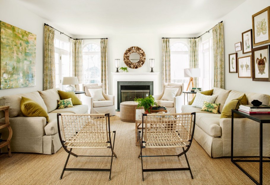 Гостиная -столовая пэчворк