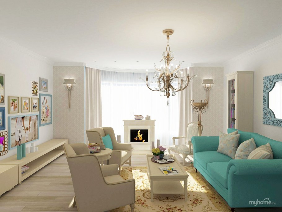 Гостиная в семейном стиле