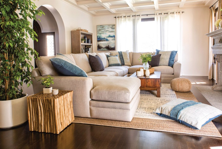 Уютный интерьер гостиной