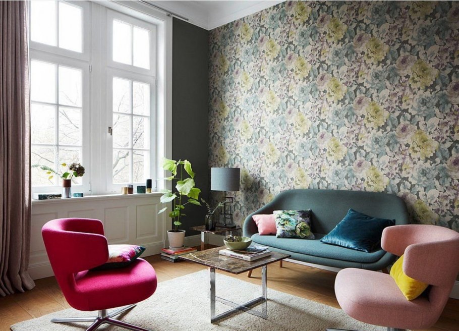 Обои Rasch Florentine 2 в интерьере