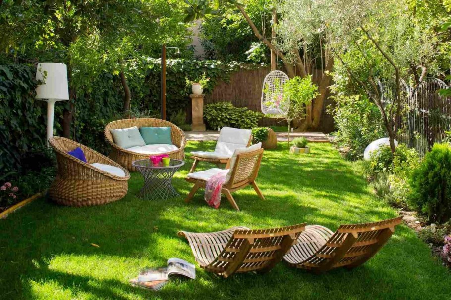 Сад в скандинавском стиле