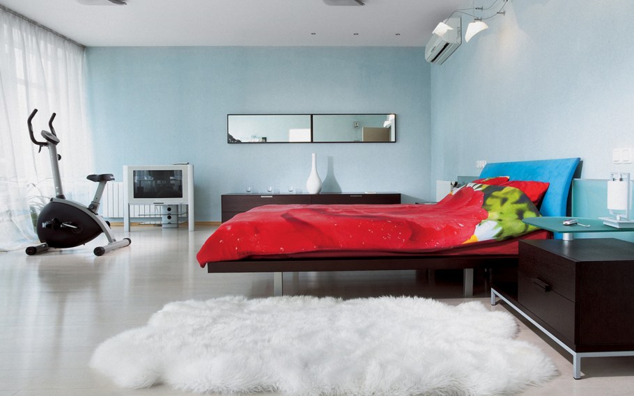 Наливной пол в интерьере