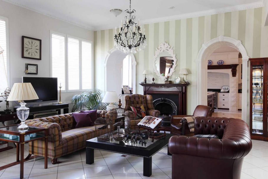 Вазы в английском интерьере