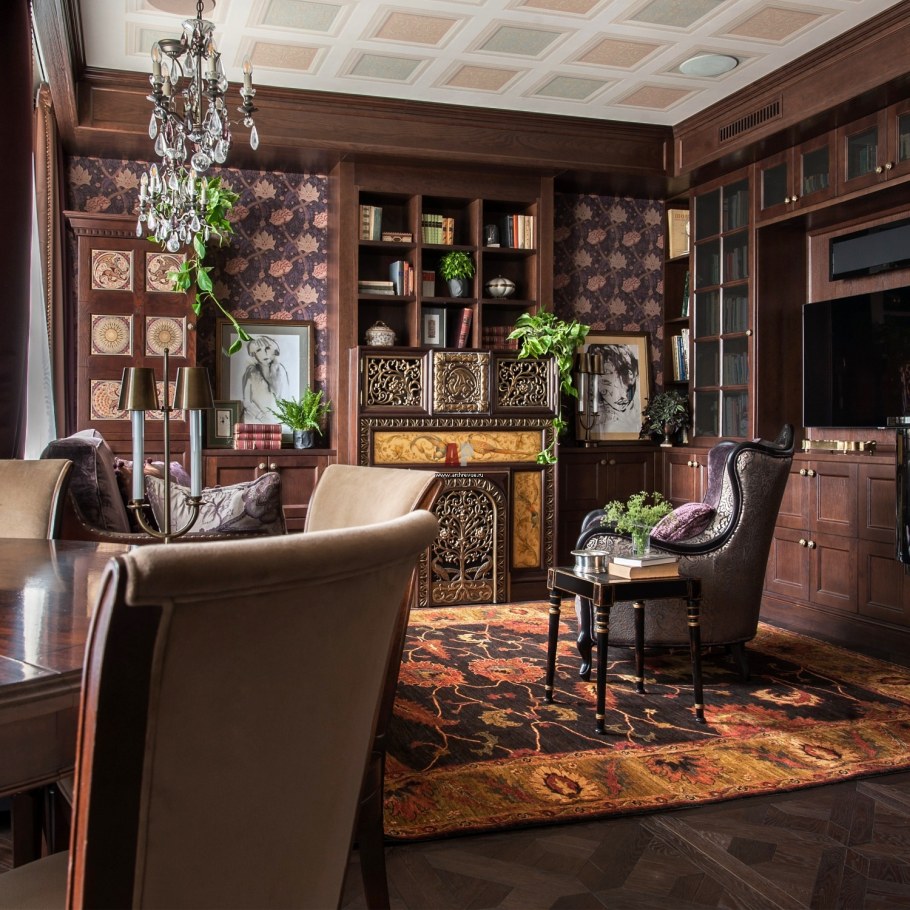 Салон в английском стиле