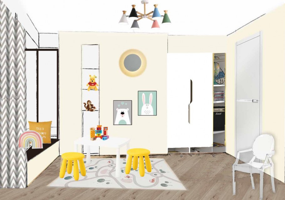 Коллаж детская комната