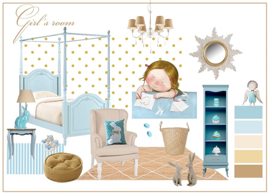 Коллаж детской комнаты