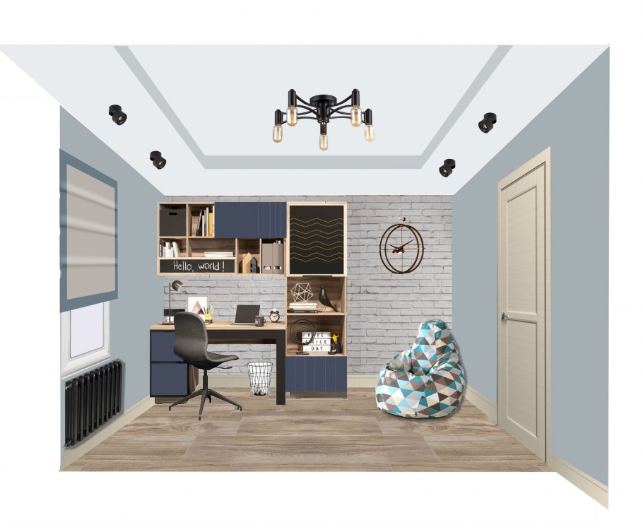 Визуализация интерьера в фотошопе