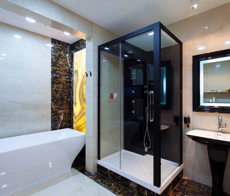 Ванная в однокомнатной квартире