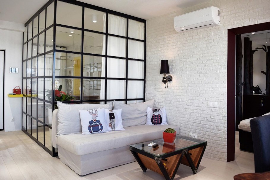 Светопрозрачные перегородки лофт