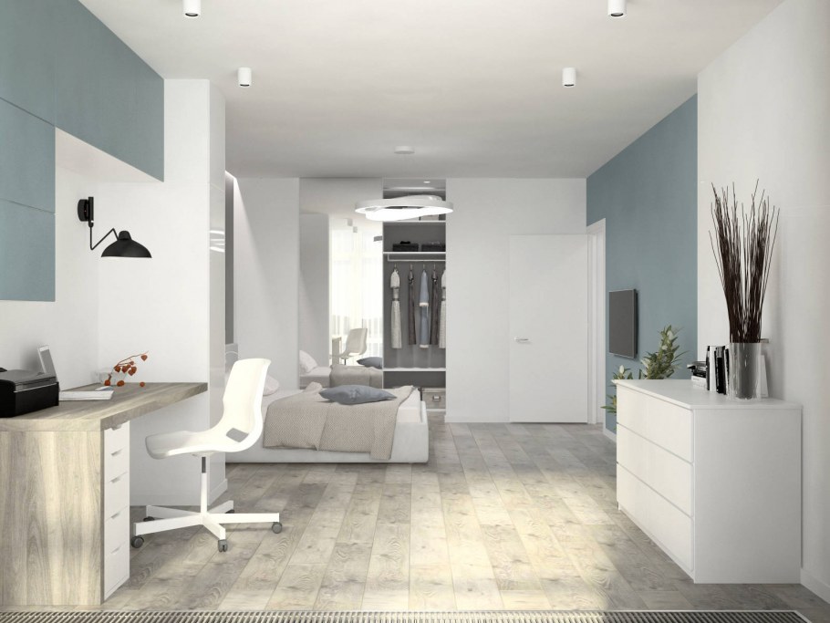 Спальня ар деко светлая