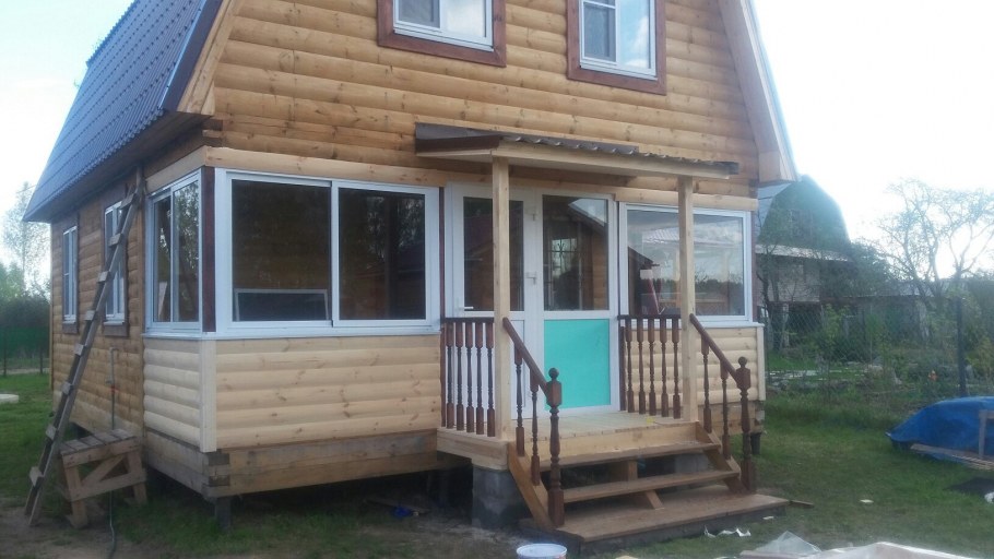 Крыльцо для бани