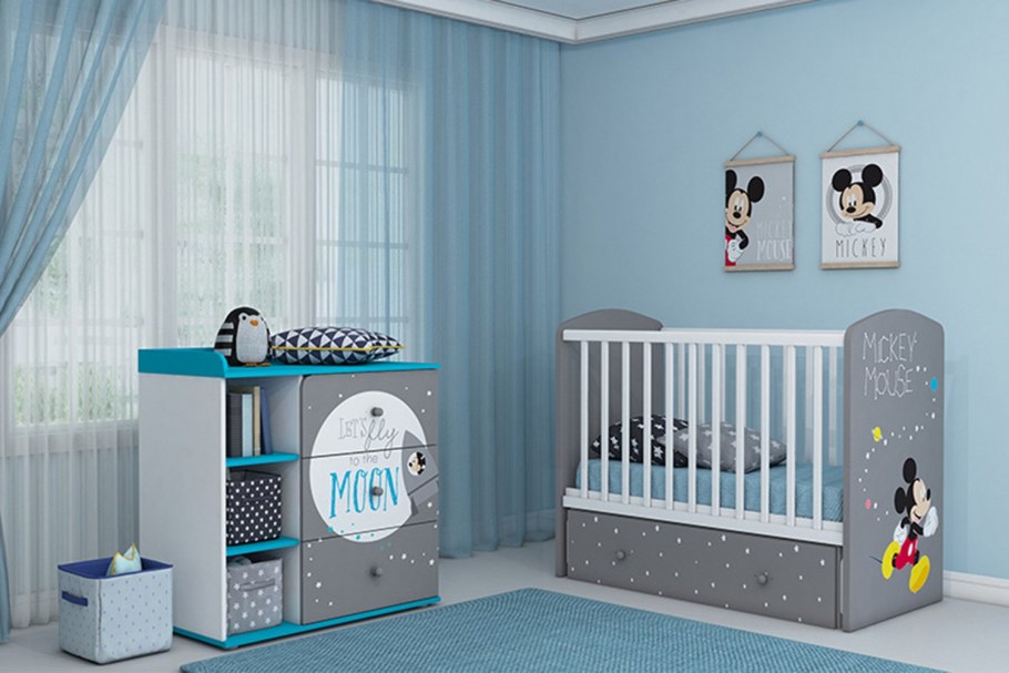 Пеленальный комод Polini Disney Baby 5090 Микки Маус