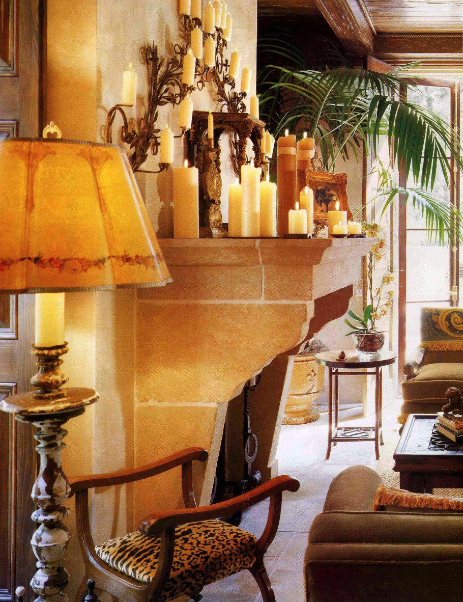 Интерьер кабинета в колониальном стиле