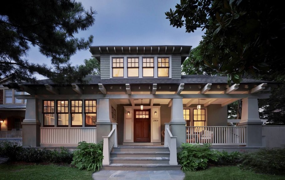 Craftsman стиль в архитектуре