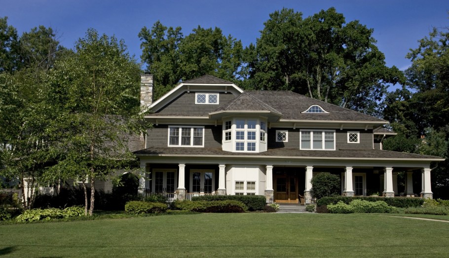 Одноэтажный дом в стиле Крафтсман