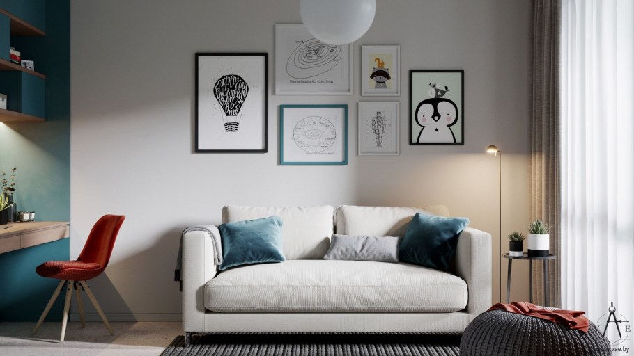 Декор гостиной в современном стиле