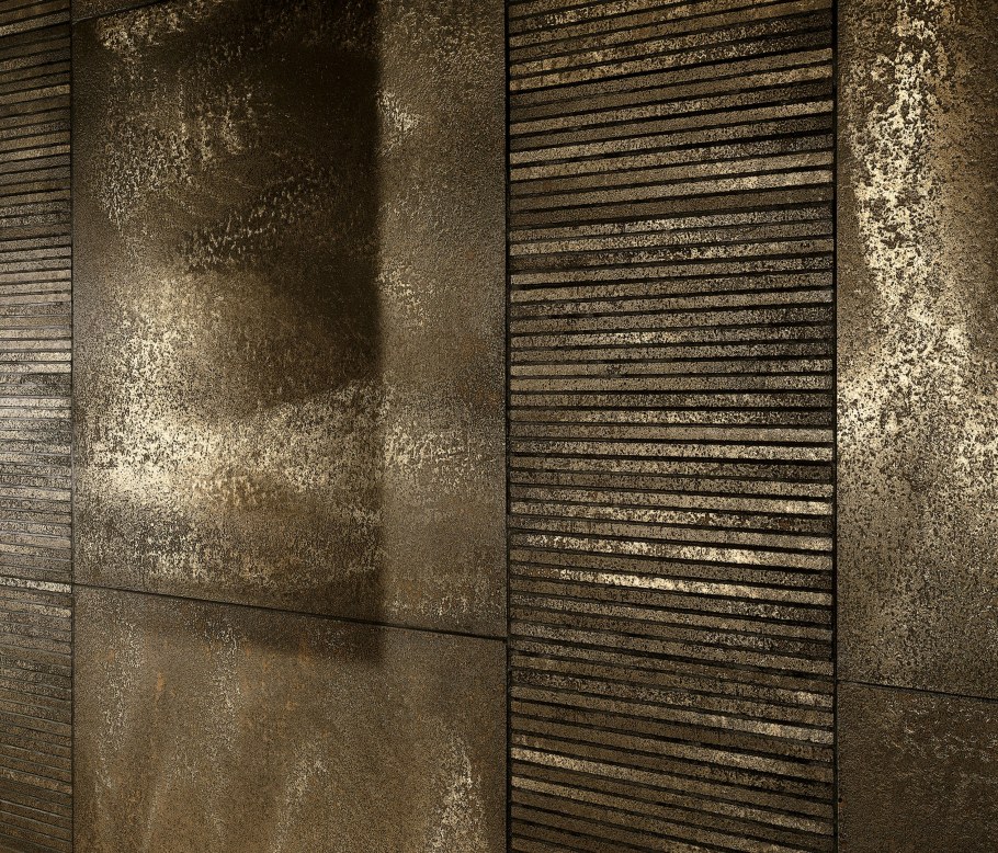 Декоративная штукатурка под металл