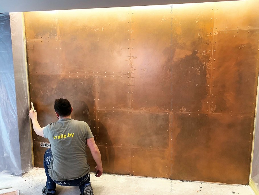 Декоративная штукатурка под Ржавый металл