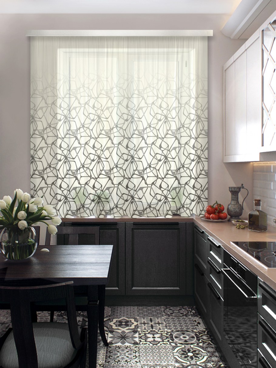 Штора ТД текстиль арка 160х300см,слоновая кость