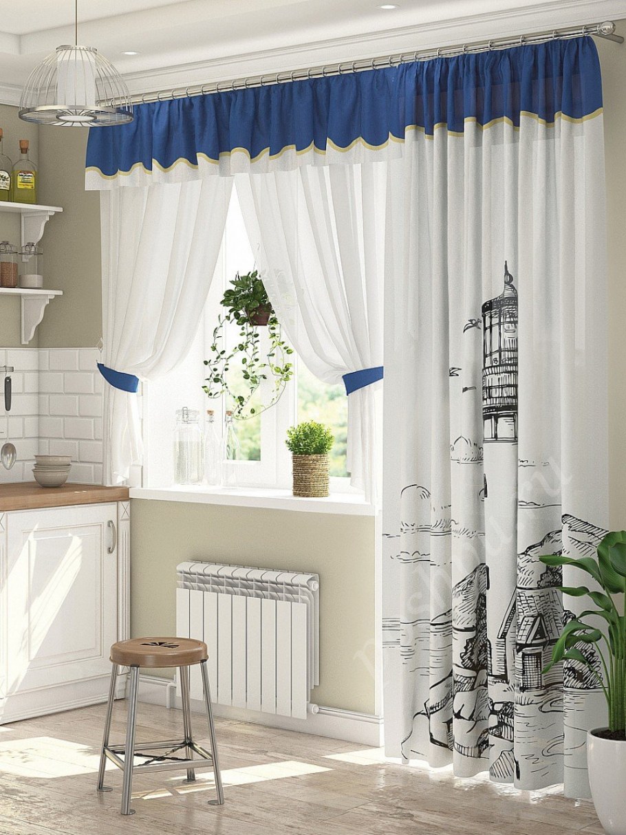 ТОМДОМ комплект штор лэйор