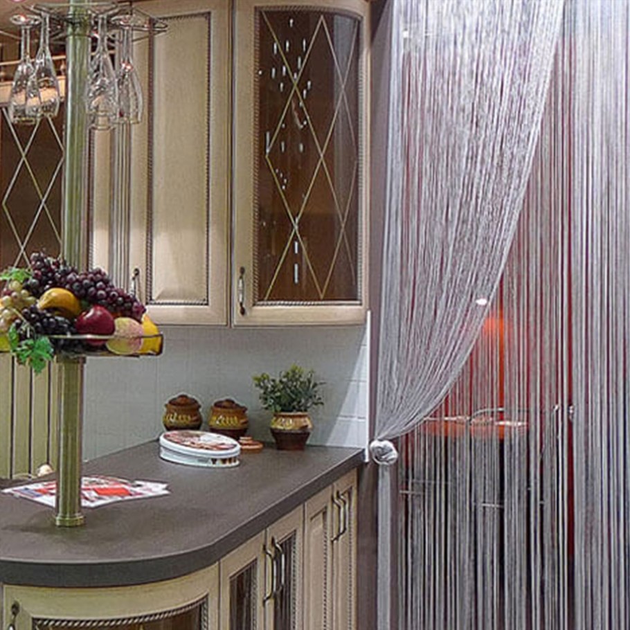 Шторы кисея на кухню