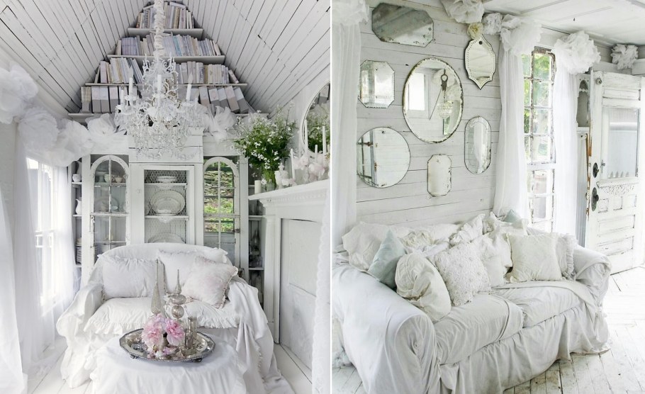 Дача в стиле Скандинавский шебби Шик