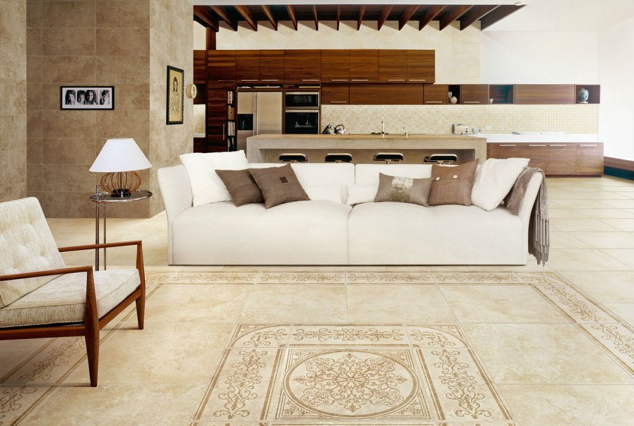 Керамогранит НЛ-Стоун айвори 60х60