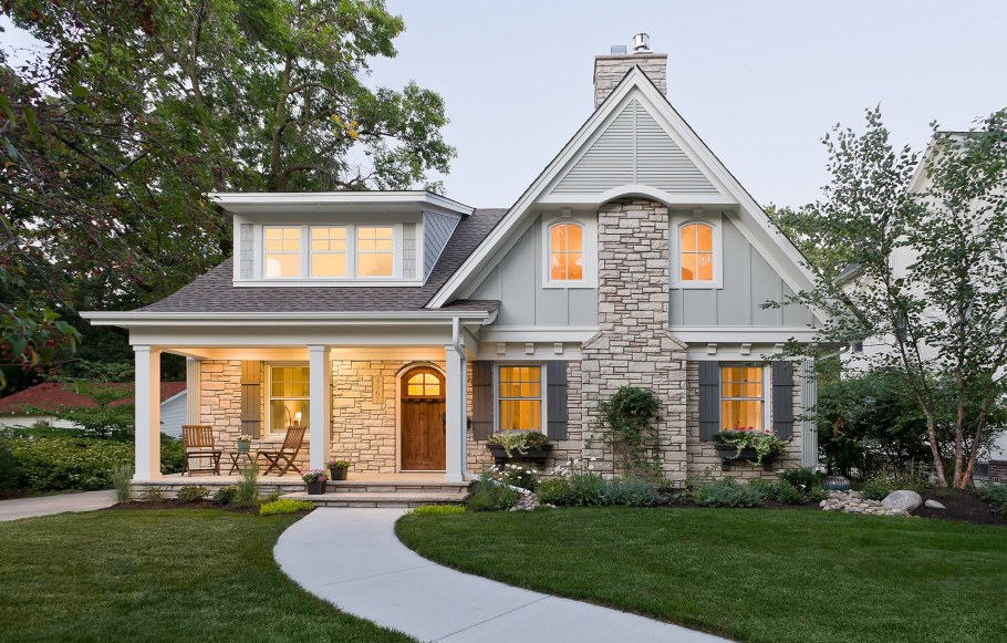 Домик в европейском стиле