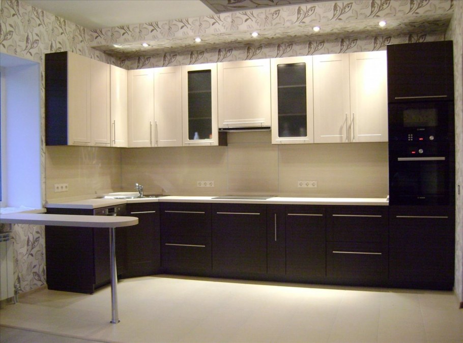 Кухонный гарнитур цвет венге