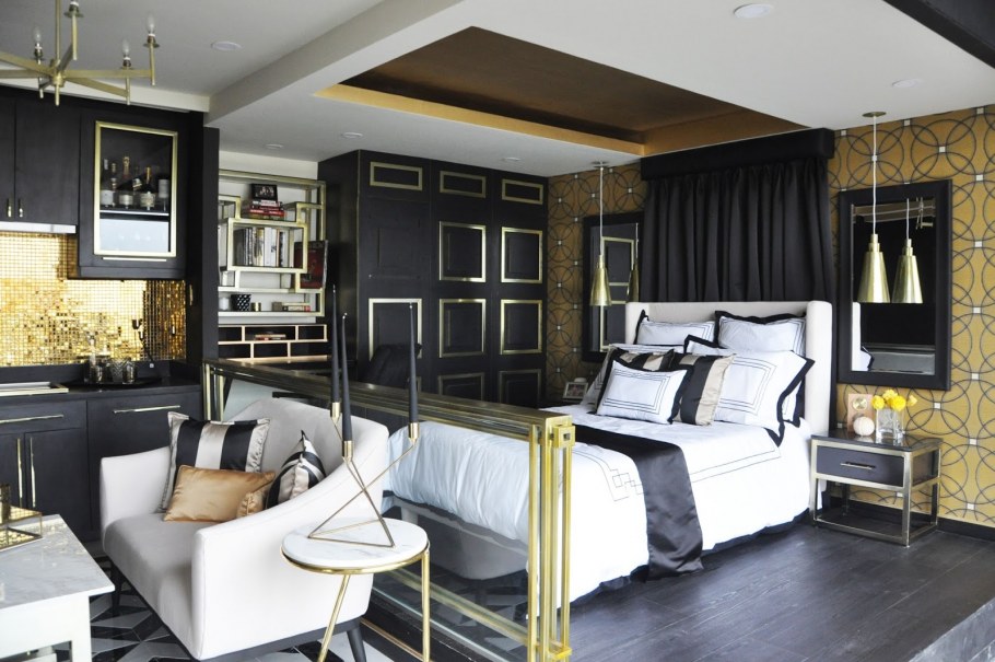 Квартира студия арт деко