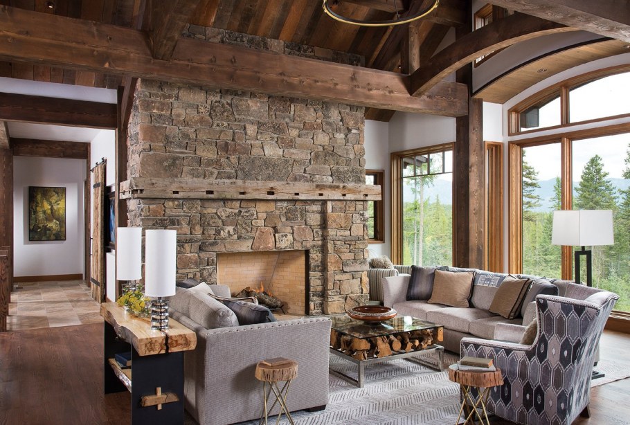 Rustic Wood Decor спальня