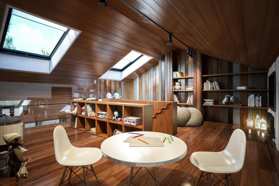 Освещение экодома