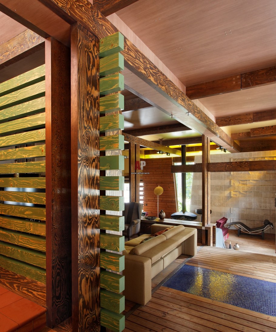 Деревянная отделка в интерьере