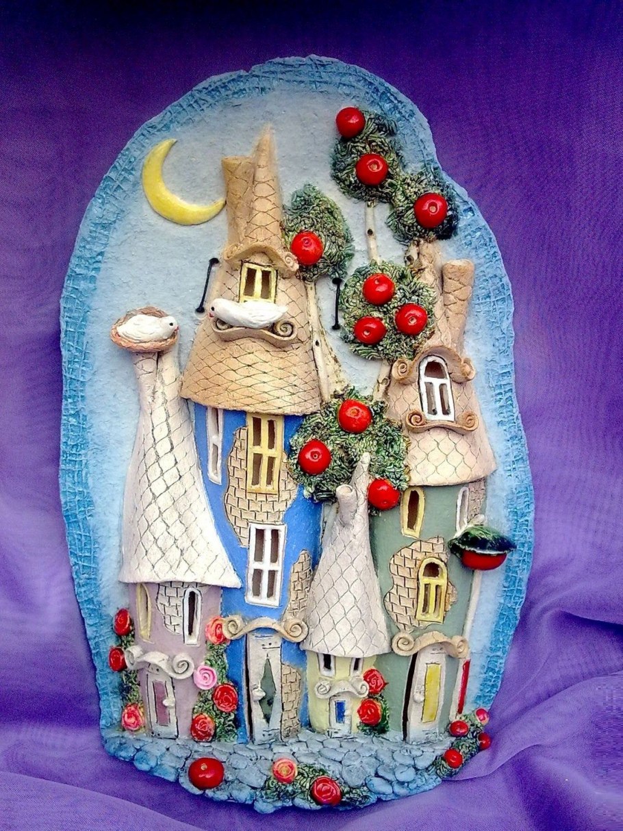 Глиняное панно