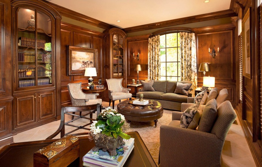 Мебель для гостиной в английском стиле