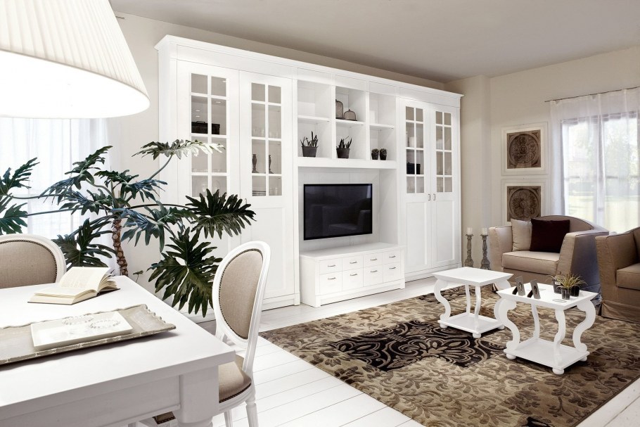 Гостиная стенка Неоклассика