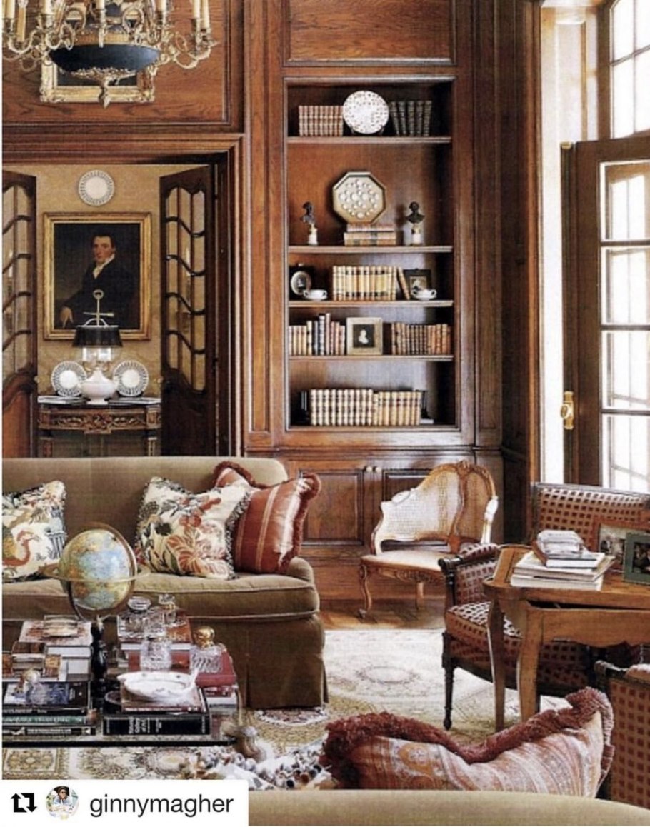 Интерьер Кантри Викторианский стиль