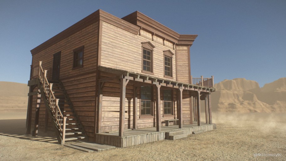 Дом на диком западе