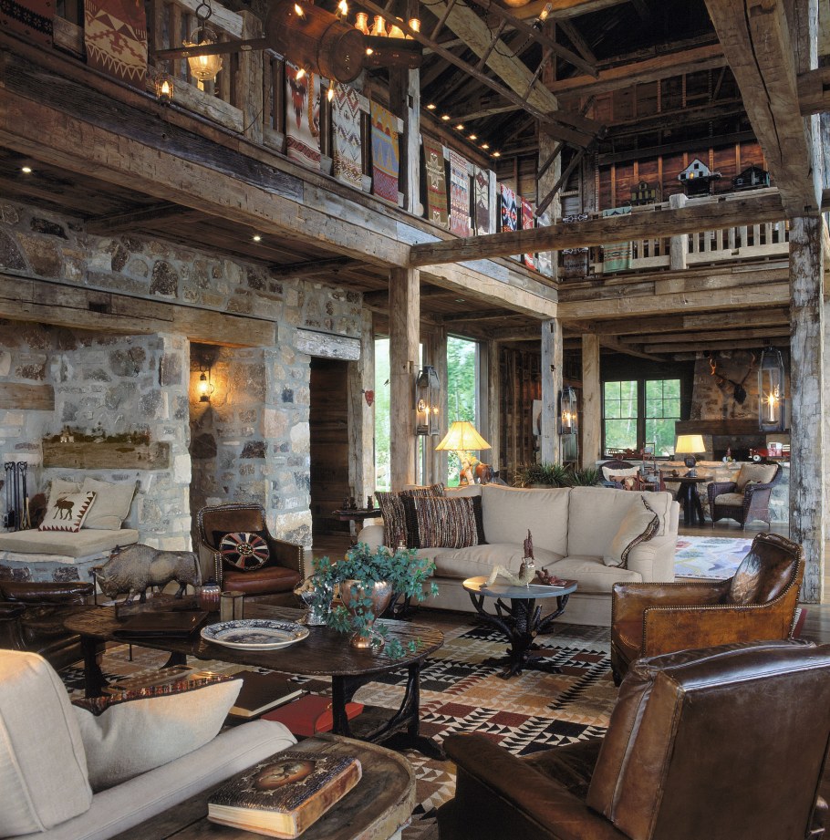 Дом интерьер в стиле вестерн