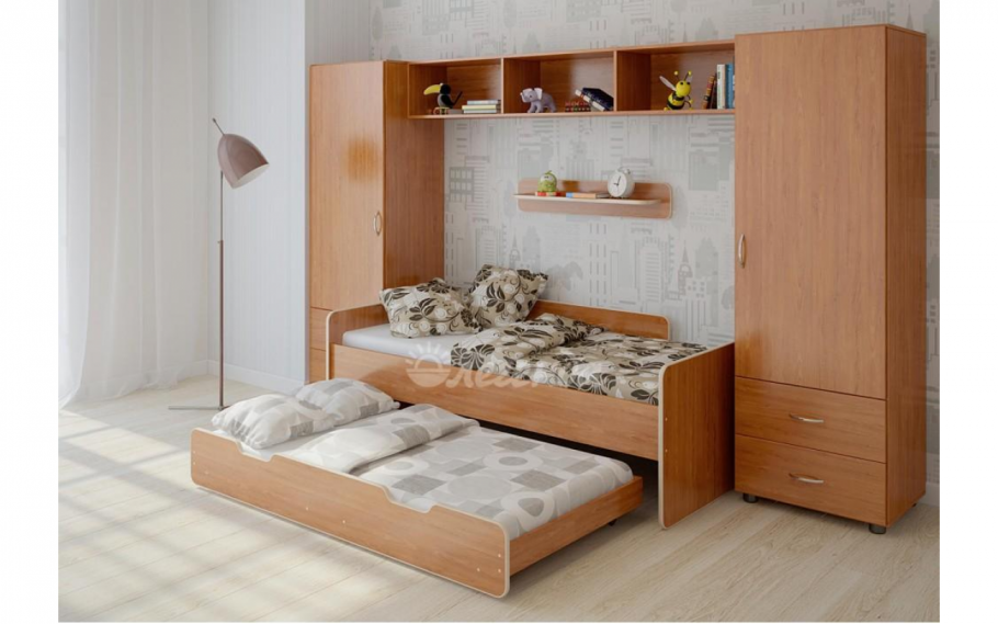 Стенка с выдвижной кроватью