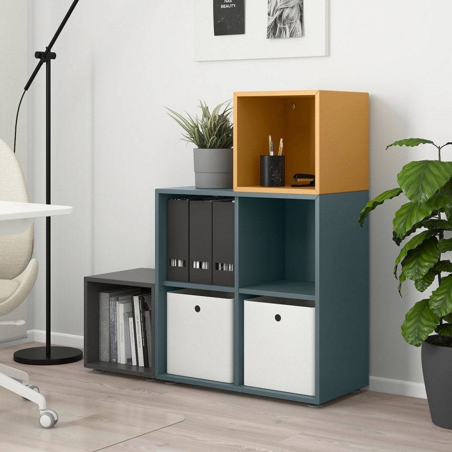 Письменный стол Алекс икеа в интерьере