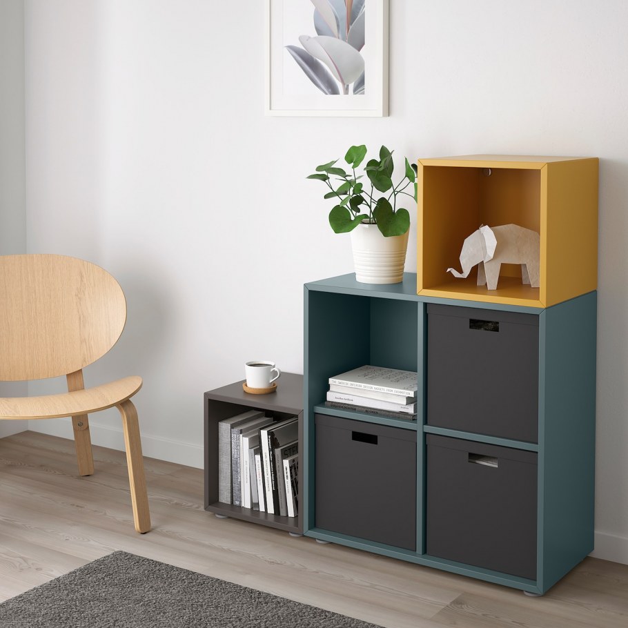 EKET ЭКЕТ шкаф, серо-бирюзовый