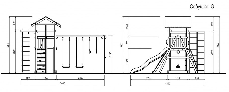 Детская площадка "Савушка 10"