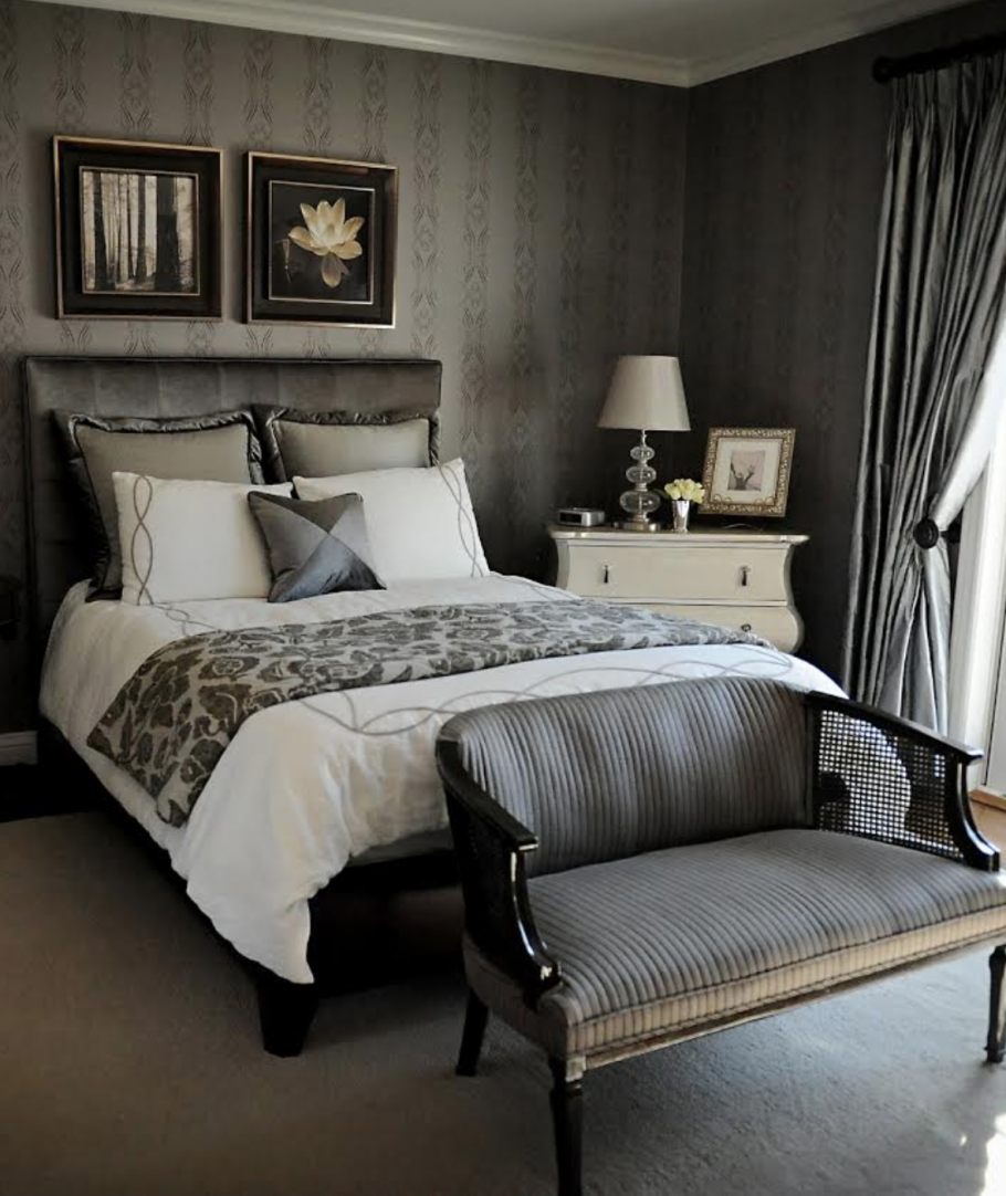 Обои тёмные в комнату