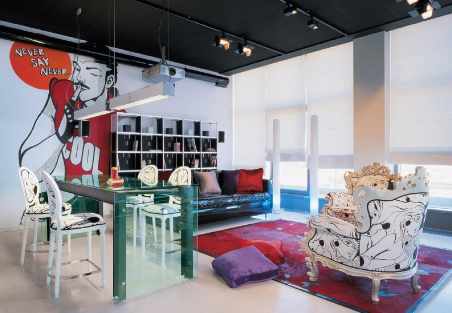 Интерьеры в стиле поп Артэ