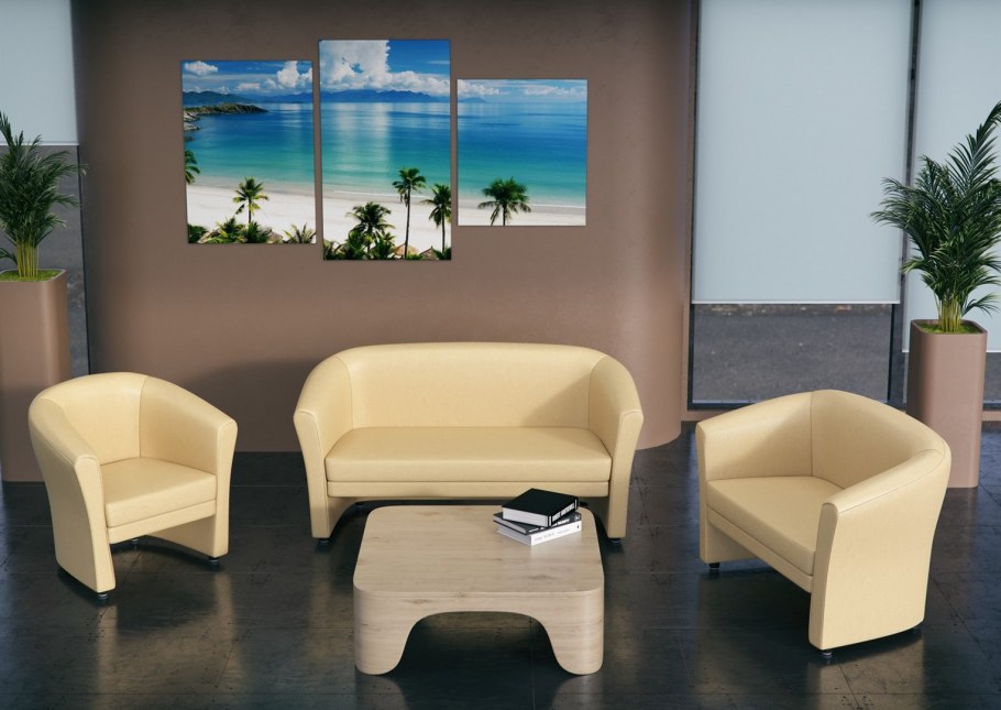 Диван Chairman крон трехместный ( ШХГХВ 1635х700х820 )