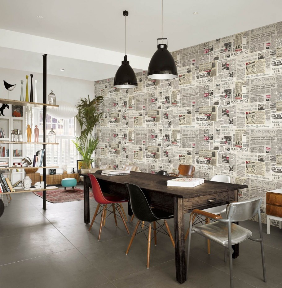 Стены в Газетном стиле