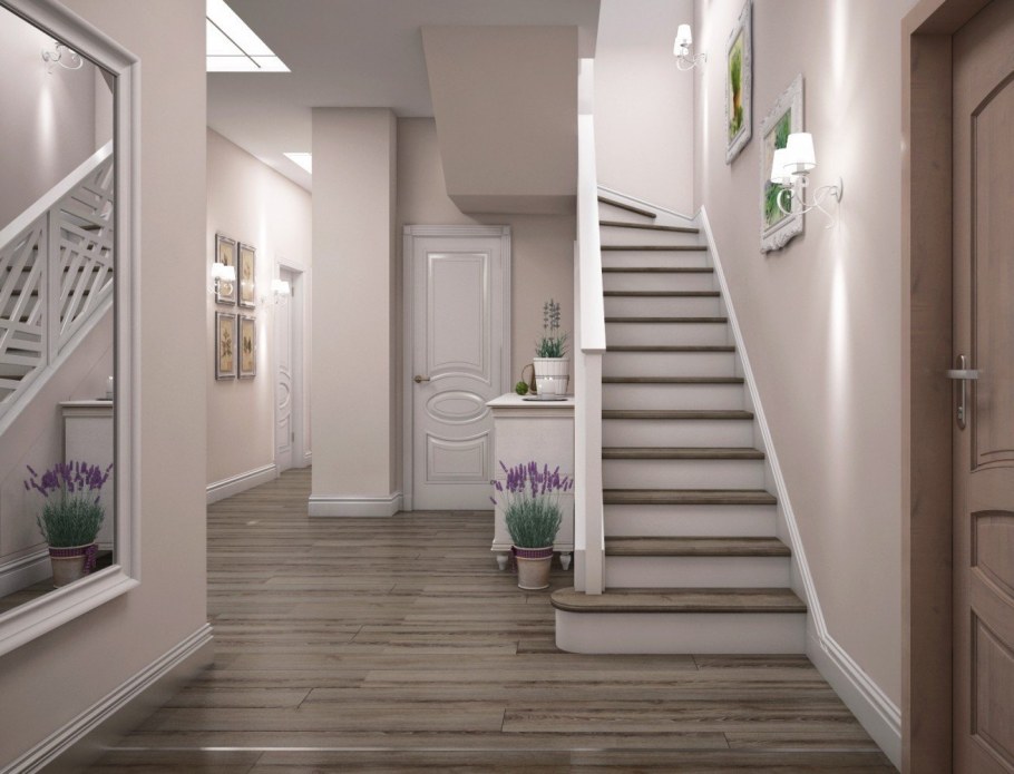 Черно белая лестница