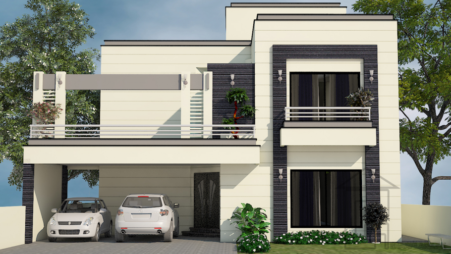 Two storey small Modern House